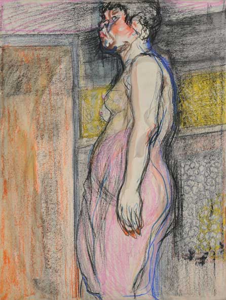 A woman in studio